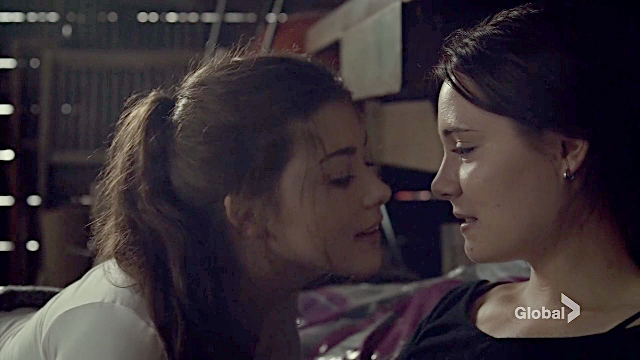 Jess and Naomi Kiss Mary Kills People