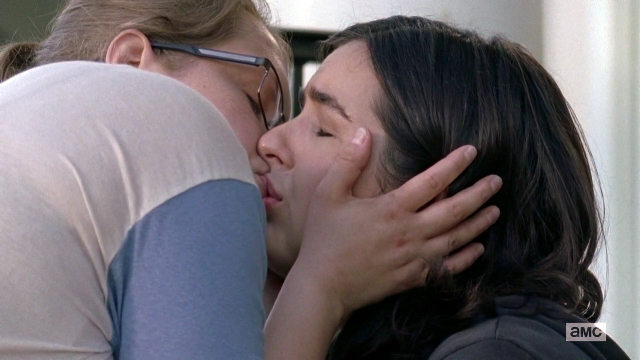 Alanna Masterson and Merritt Wever from The Walking Dead
