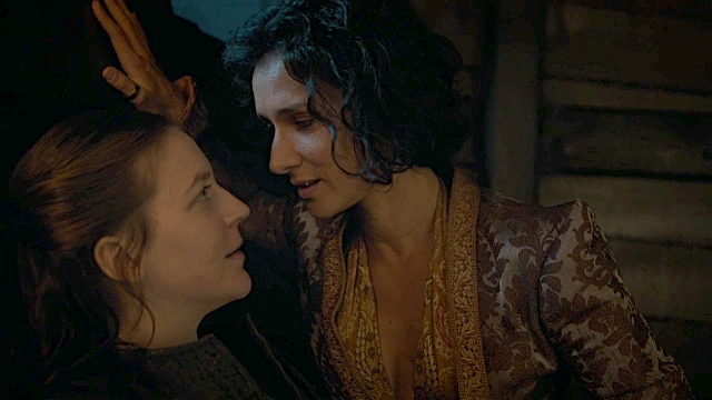 Yara and Ellaria Kiss - Game of Thrones