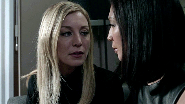 Juliet Rylance and Maureen Sebastian from American Gothic Season 1