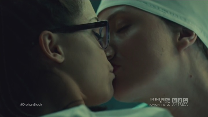 Lesbian Kiss Orphan Black