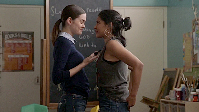 Callie and Ximena Kiss - The Fosters