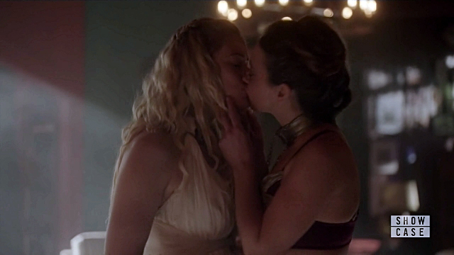 Julia and Alice Lesbian Kiss - The Magicians